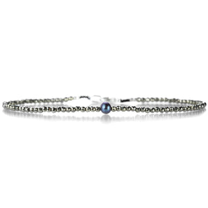 Margaret Solow Pyrite and Black Pearl Bracelet | Quadrum Gallery