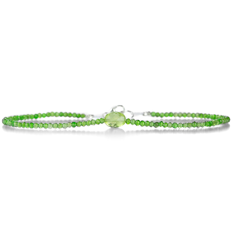 Margaret Solow Chrome Diopside and Peridot Bracelet | Quadrum Gallery