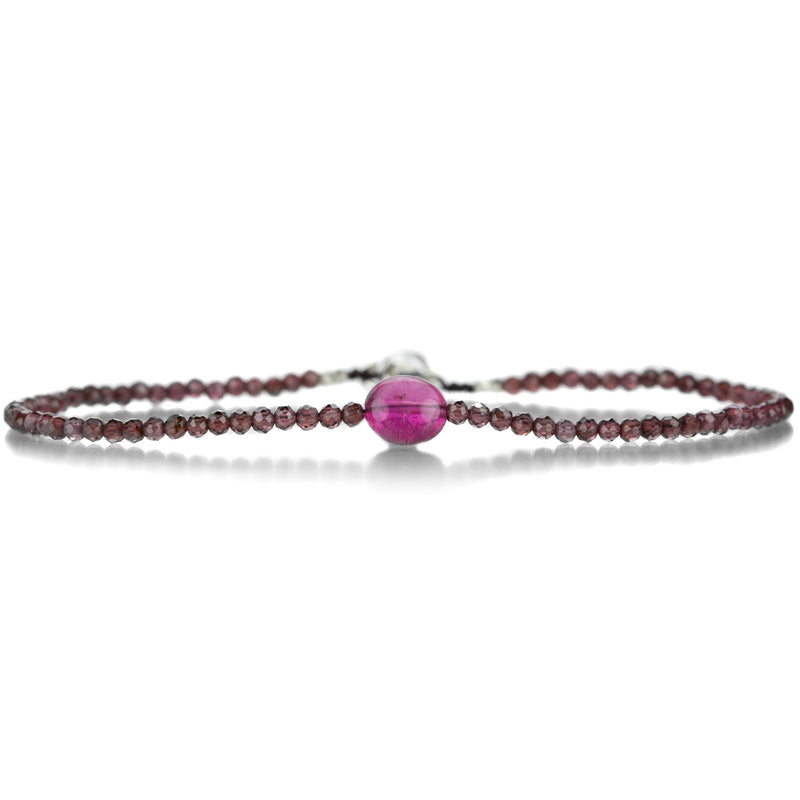 Margaret Solow Garnet and Spinel Beaded Bracelet | Quadrum Gallery