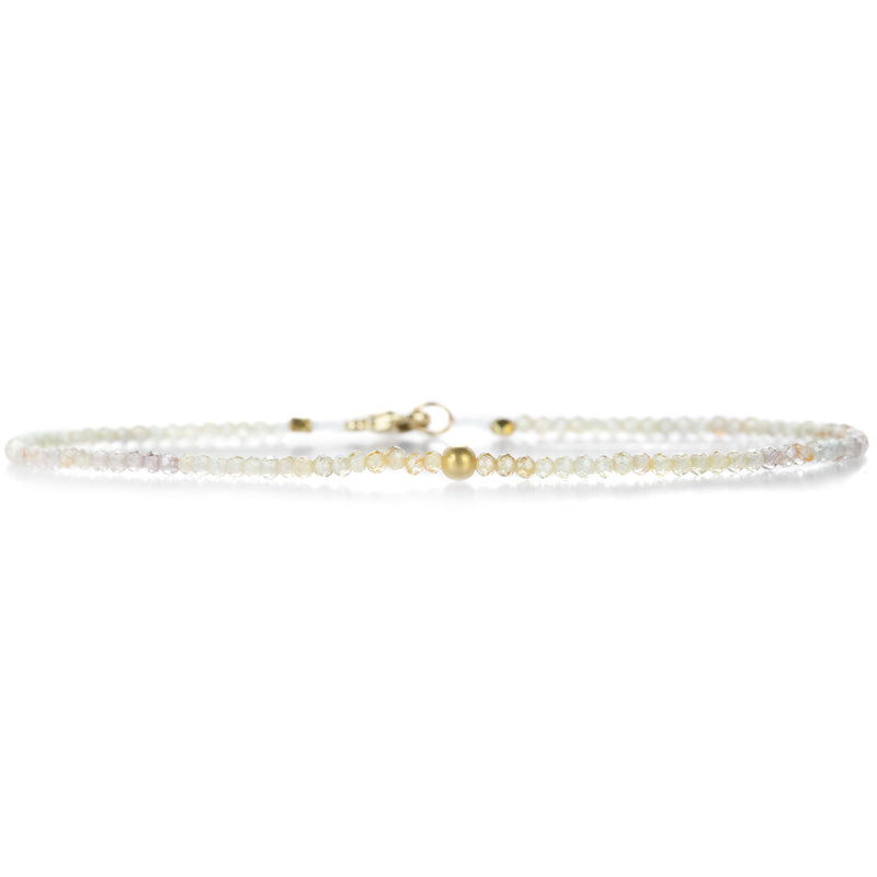 Margaret Solow Faceted Zircon and 18k Bead Bracelet | Quadrum Gallery