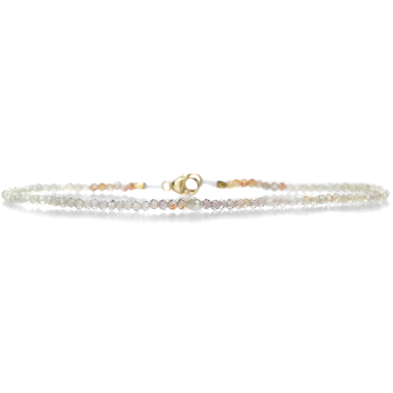 Margaret Solow Multicolored Zircon and Gray Diamond Bead Bracelet | Quadrum Gallery