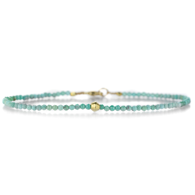 Margaret Solow 18k and Turquoise Beaded Bracelet  | Quadrum Gallery