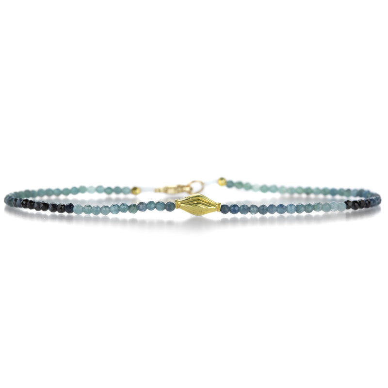 Margaret Solow 18k Blue Tourmaline Beaded Bracelet  | Quadrum Gallery