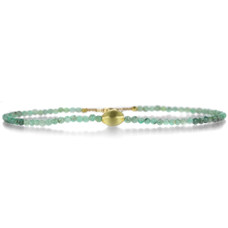 Margaret Solow 18k Emerald Bead Bracelet  | Quadrum Gallery