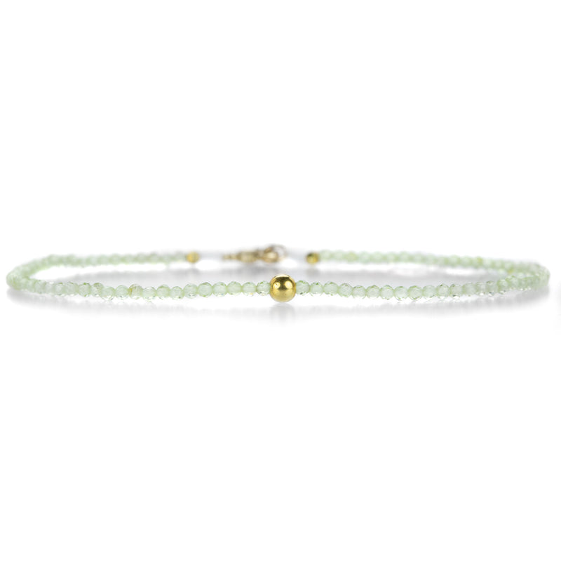 Margaret Solow 18k Peridot Beaded Bracelet  | Quadrum Gallery