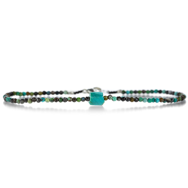 Margaret Solow Turquoise and Chrysocolla Beaded Bracelet  | Quadrum Gallery