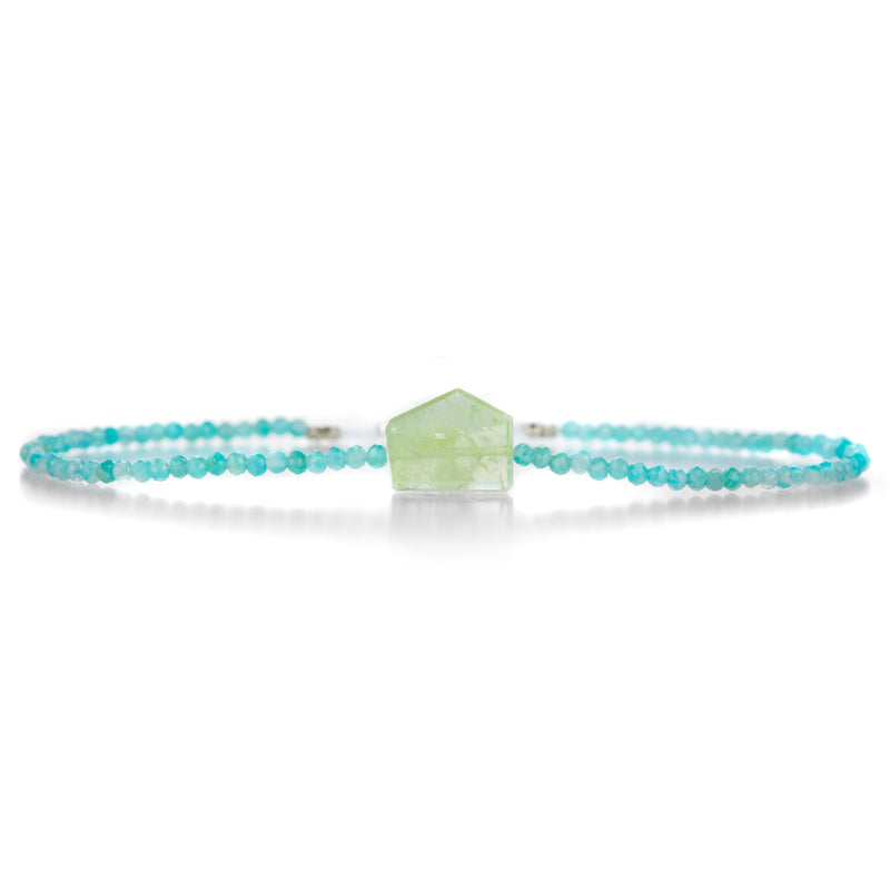 Margaret Solow Amazonite and Beryl Beaded Bracelet  | Quadrum Gallery