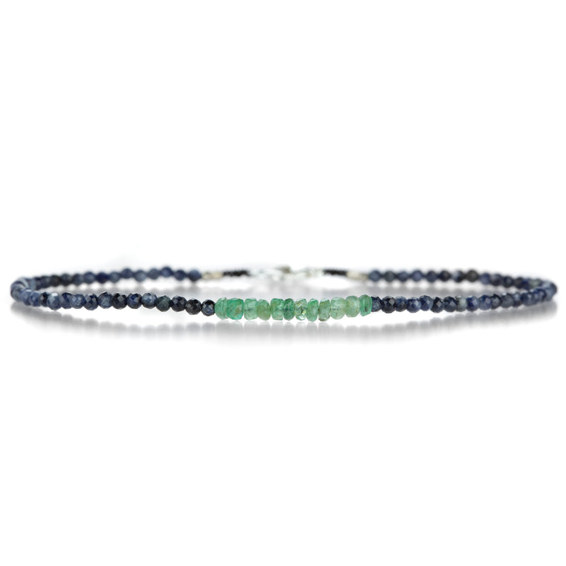 Margaret Solow Sapphire and Emerald Beaded Bracelet  | Quadrum Gallery