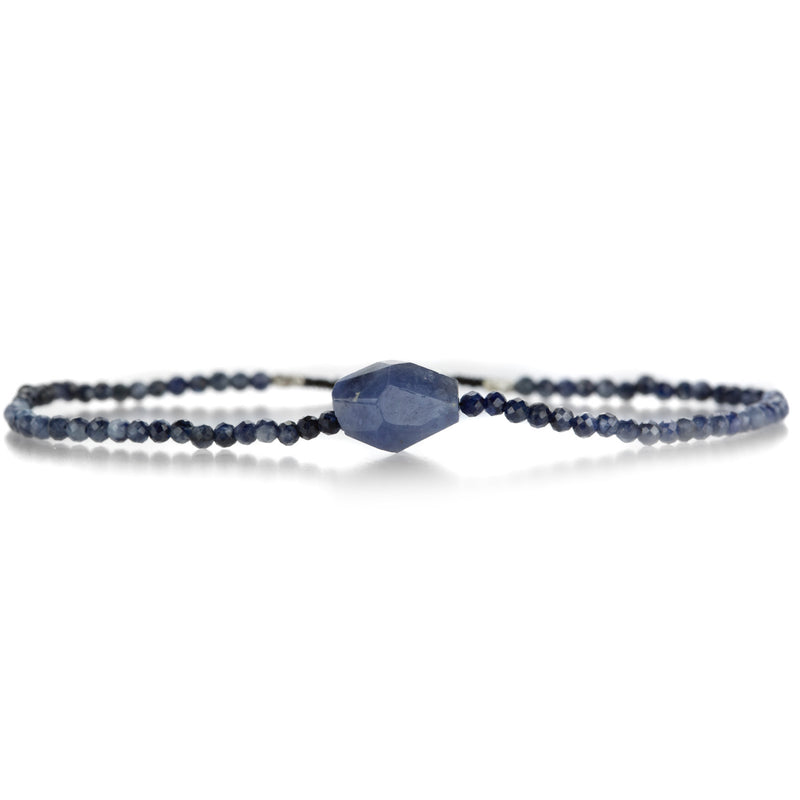 Margaret Solow Faceted Blue Sapphire Beaded Bracelet  | Quadrum Gallery