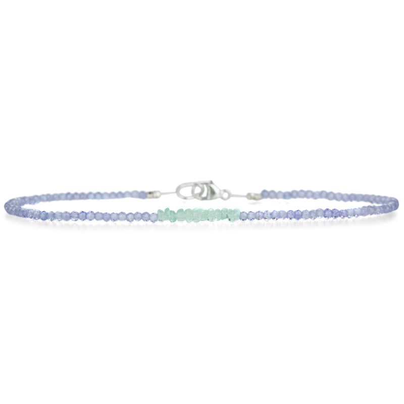 Margaret Solow Tanzanite and Emerald Bracelet | Quadrum Gallery