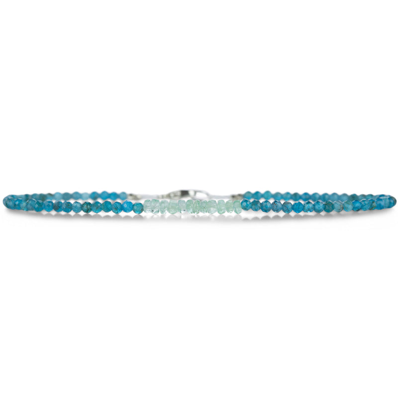 Margaret Solow Apatite and Emerald Row Bracelet | Quadrum Gallery