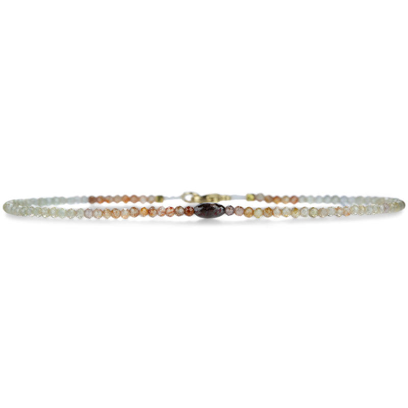 Margaret Solow Multicolored Zircon and Brown Diamond Bracelet | Quadrum Gallery