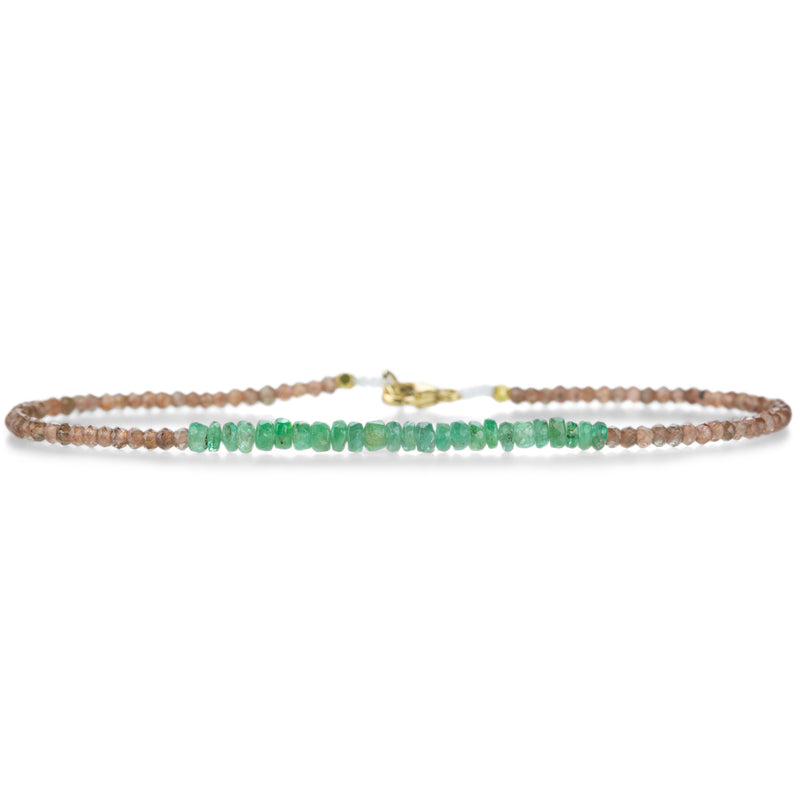 Margaret Solow Andalusite and Emerald Bracelet | Quadrum Gallery