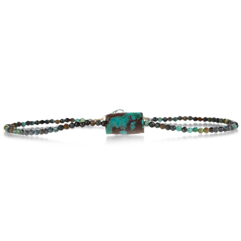 Margaret Solow Faceted Chrysocolla and Turquoise Beaded Bracelet | Quadrum Gallery