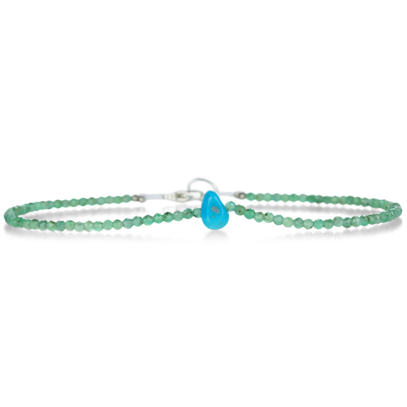 Margaret Solow Emerald and Turquoise Beaded Bracelet | Quadrum Gallery