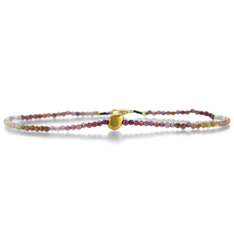 Margaret Solow Red Sapphire and Gold Nugget Bracelet | Quadrum Gallery