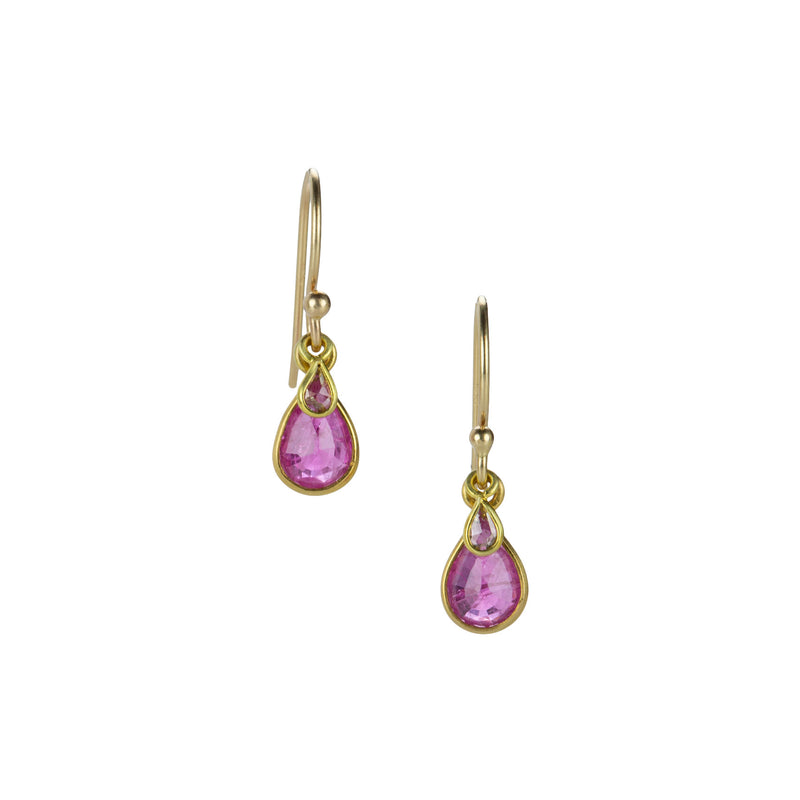 Margaret Solow Ruby and Diamond Drop Earrings | Quadrum Gallery