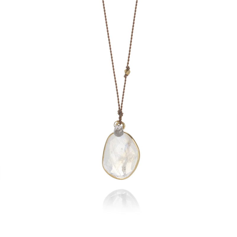 Margaret Solow Double Moonstone and Diamond Necklace | Quadrum Gallery