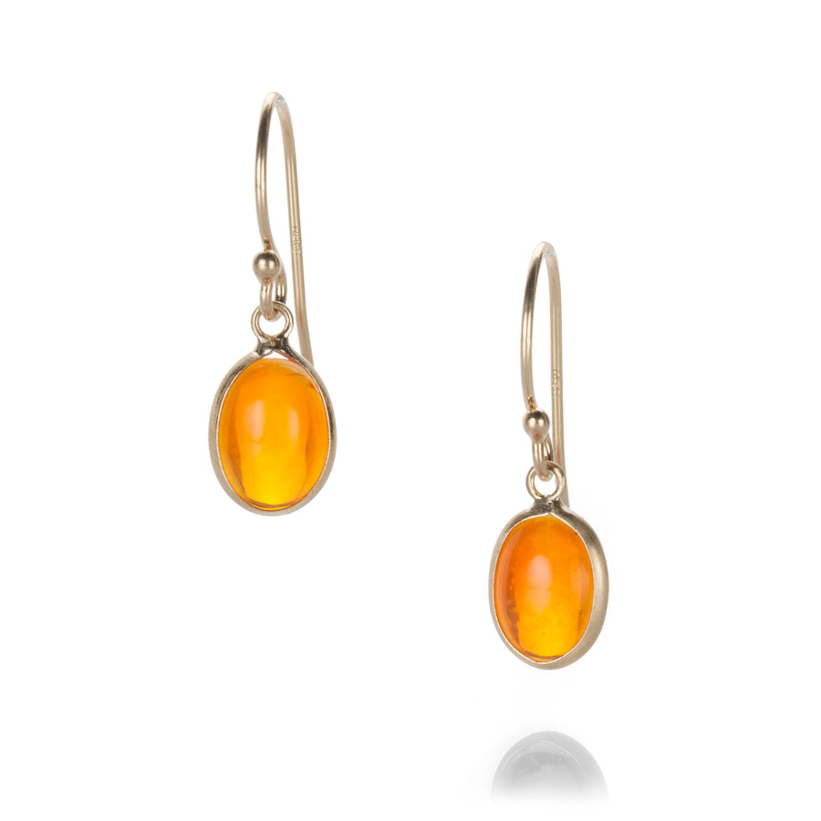 Margaret Solow Fire Opal Earrings | Quadrum Gallery