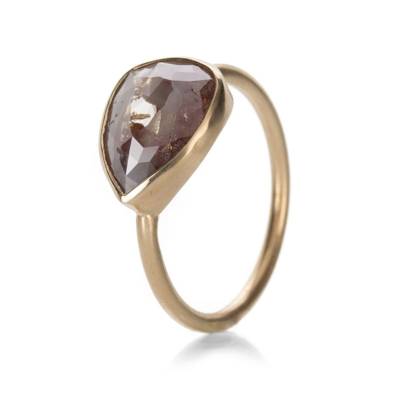 Margaret Solow Horizontal Pear Shaped Diamond Ring | Quadrum Gallery