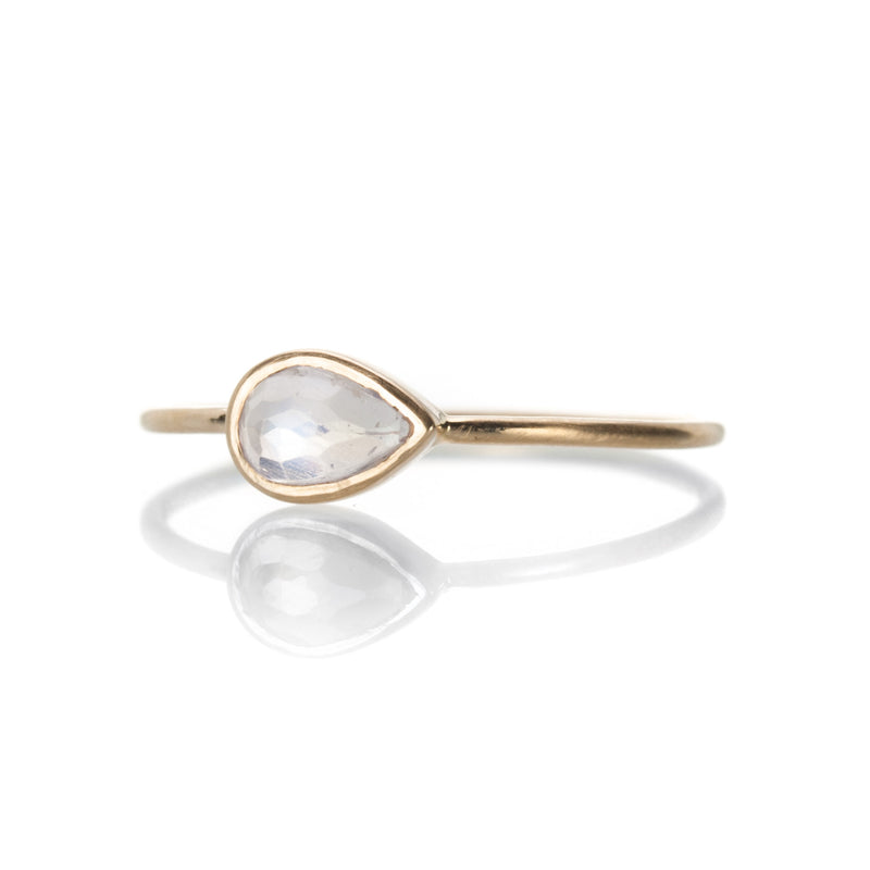 Margaret Solow Pear Shaped Moonstone Ring | Quadrum Gallery