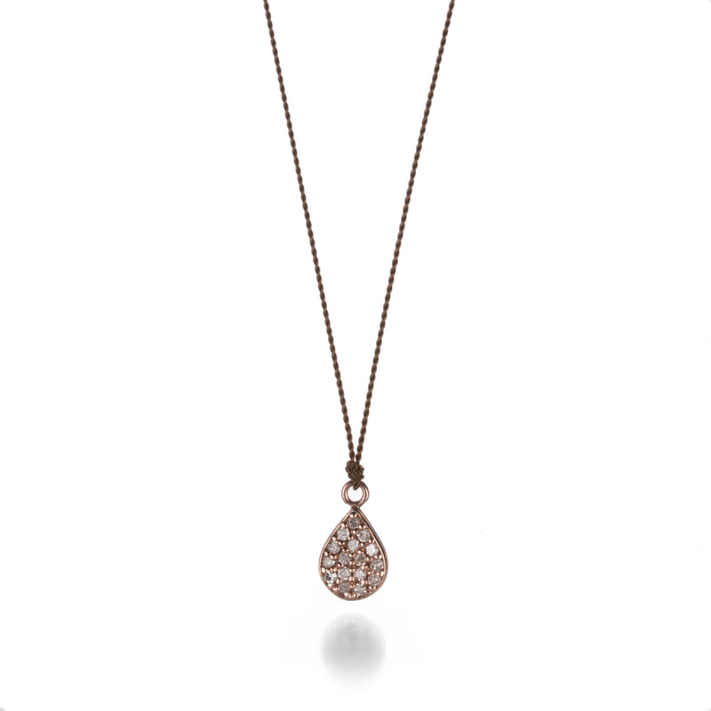 Margaret Solow Medium Pave Teardrop Pendant | Quadrum Gallery