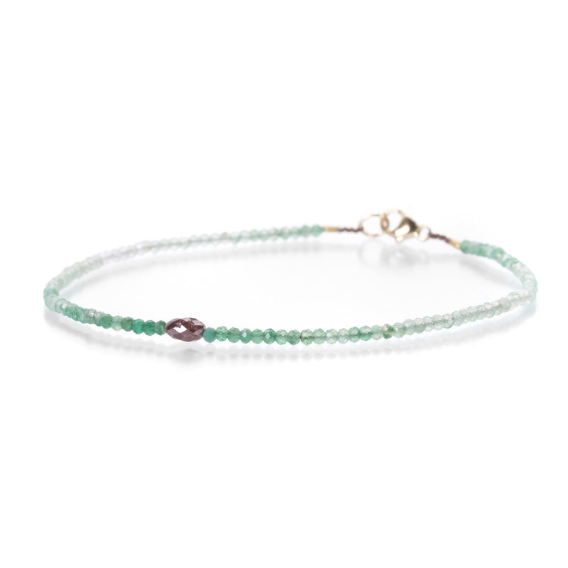 Margaret Solow Aventurine and Brown Diamond Bracelet | Quadrum Gallery