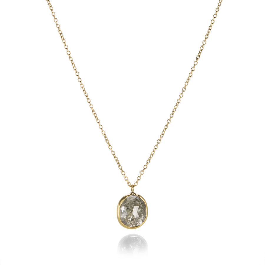 Margaret Solow Gray Rose Cut Diamond Pendant | Quadrum Gallery