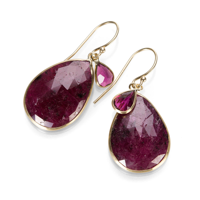 Margaret Solow Ruby and Tourmaline Earrings | Quadrum Gallery