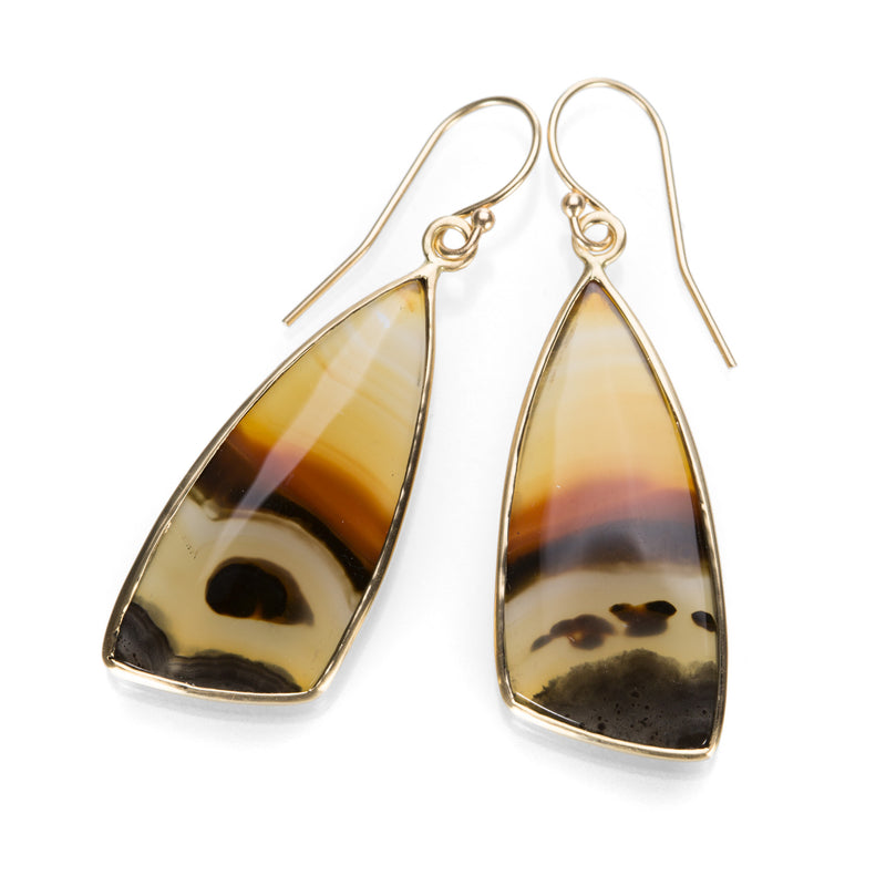 Margaret Solow Piranha Agate Earrings | Quadrum Gallery