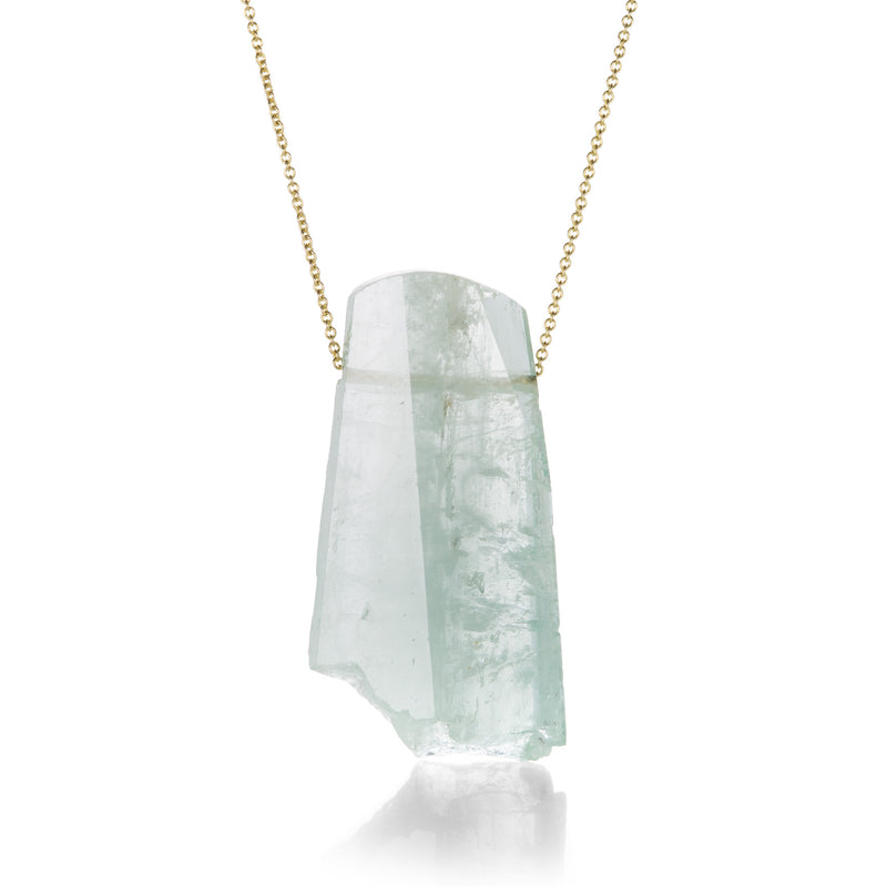 Margaret Solow Large Aquamarine Crystal Pendant | Quadrum Gallery