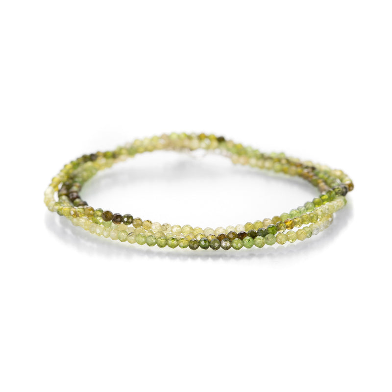 Margaret Solow Ombre Green Tourmaline Triple Wrap Bracelet | Quadrum Gallery