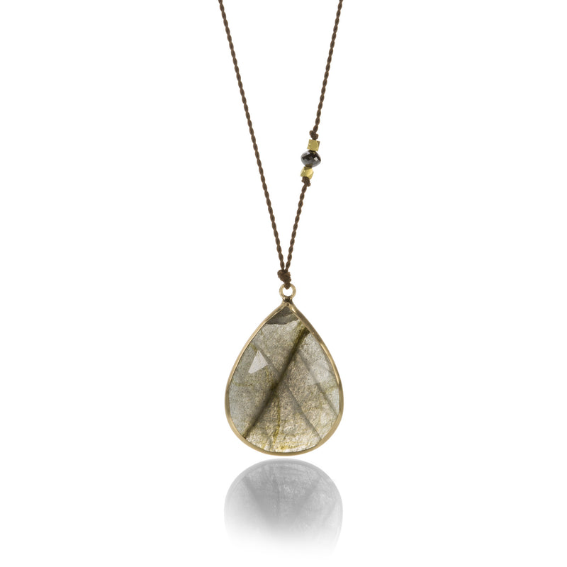 Margaret Solow Pear Shaped Labradorite Necklace | Quadrum Gallery