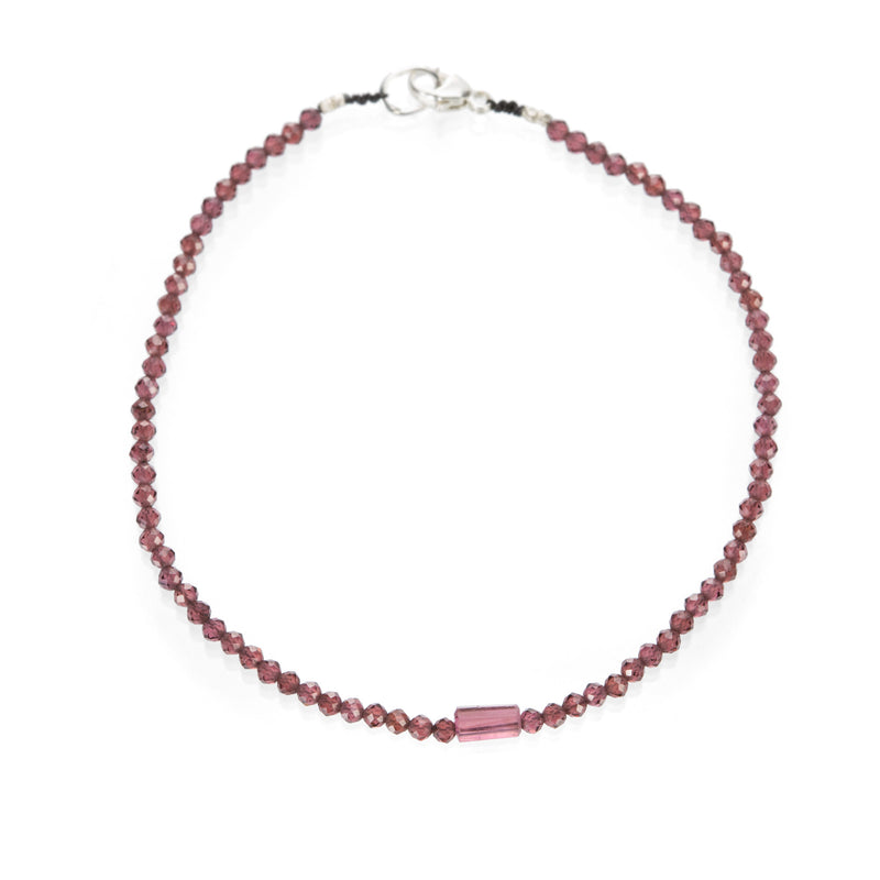 Margaret Solow Red Garnet and Tourmaline Bracelet | Quadrum Gallery