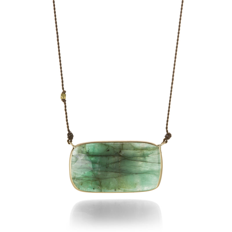 Margaret Solow Horizontal Emerald Necklace | Quadrum Gallery