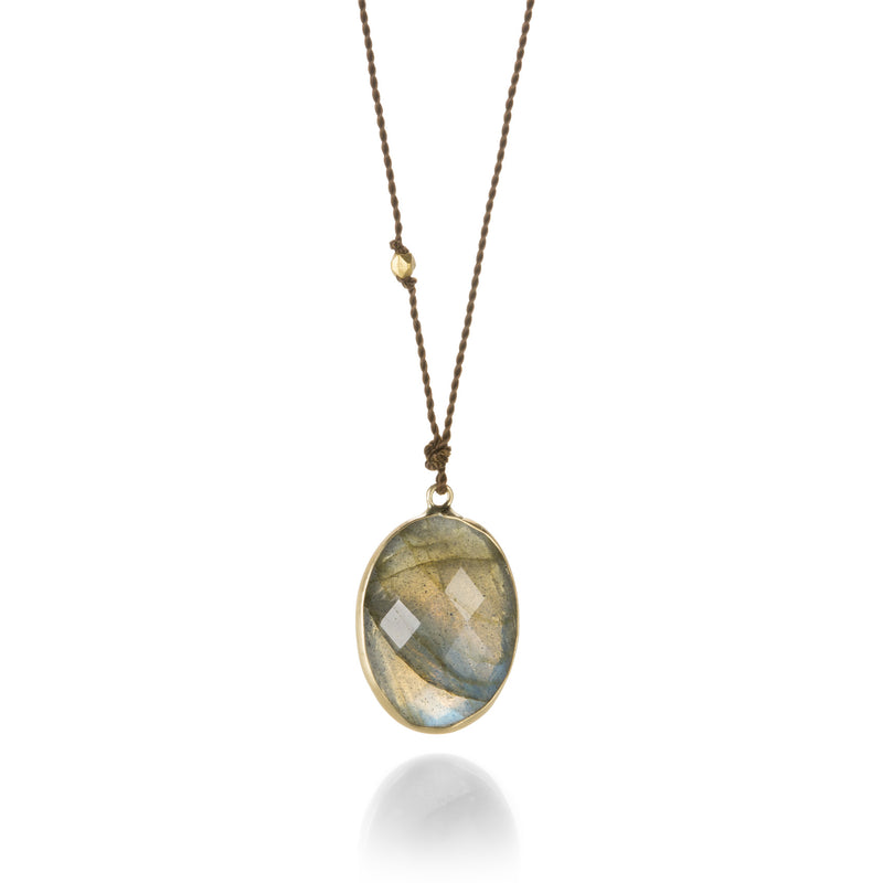 Margaret Solow Oval Faceted Labradorite Necklace | Quadrum Gallery