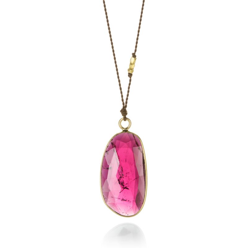 Margaret Solow Dark Pink Tourmaline Necklace | Quadrum Gallery