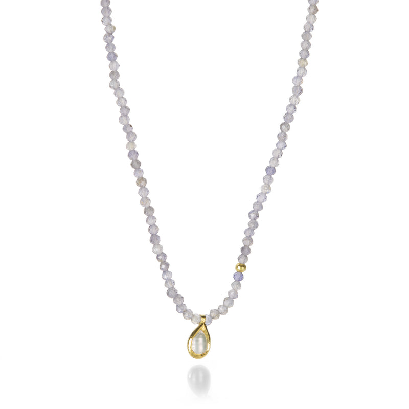 Margaret Solow Iolite and Pearl Necklace | Quadrum Gallery