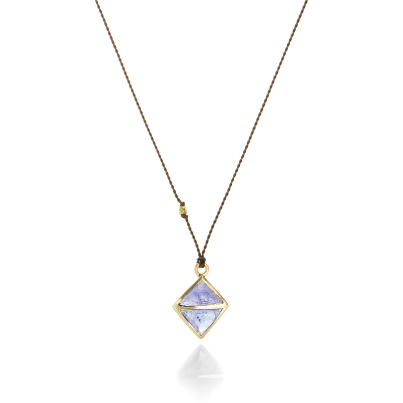 Margaret Solow Double Tanzanite Triangle Necklace | Quadrum Gallery