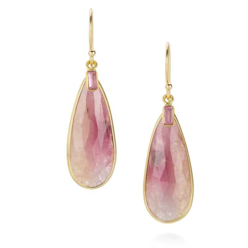 Margaret Solow Double Pink Sapphire Earrings | Quadrum Gallery