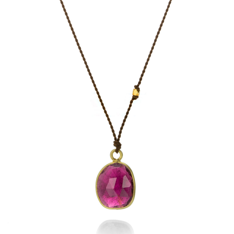 Margaret Solow Red Tourmaline Necklace | Quadrum Gallery