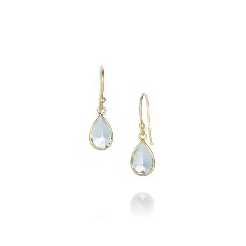 Margaret Solow Aquamarine Teardrop Earrings | Quadrum Gallery