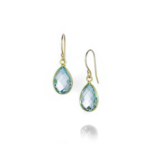 Margaret Solow Blue Topaz Earrings | Quadrum Gallery