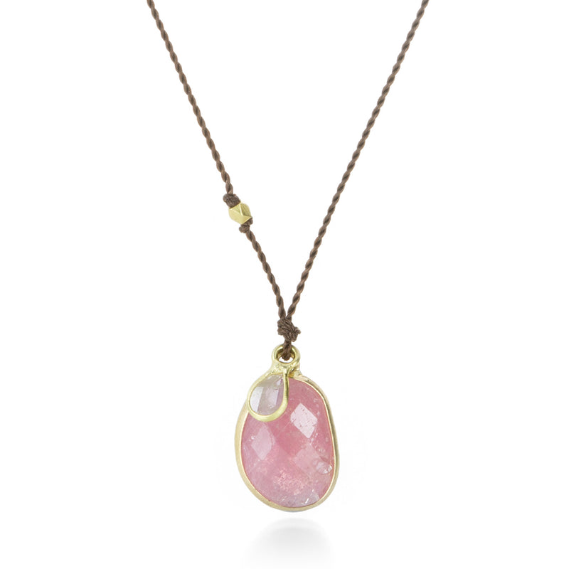 Margaret Solow Pink Sapphire and Diamond Necklace | Quadrum Gallery