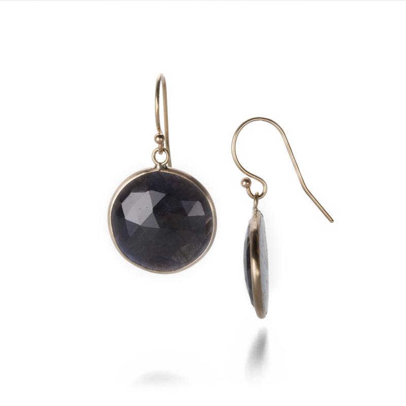 Margaret Solow Black Sapphire Earrings | Quadrum Gallery