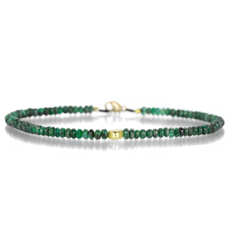 Margaret Solow Emerald Rondelle Bracelet | Quadrum Gallery