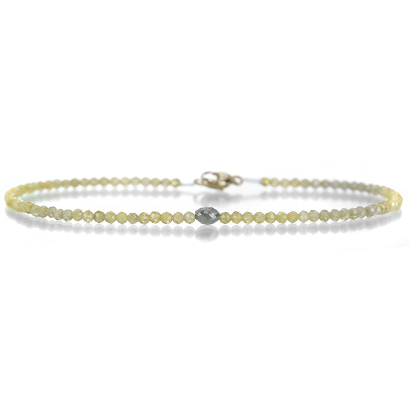 Margaret Solow Yellow Sapphire and Gray Diamond Bracelet | Quadrum Gallery