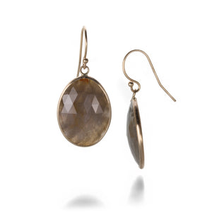 Margaret Solow Gray Sapphire Earrings | Quadrum Gallery