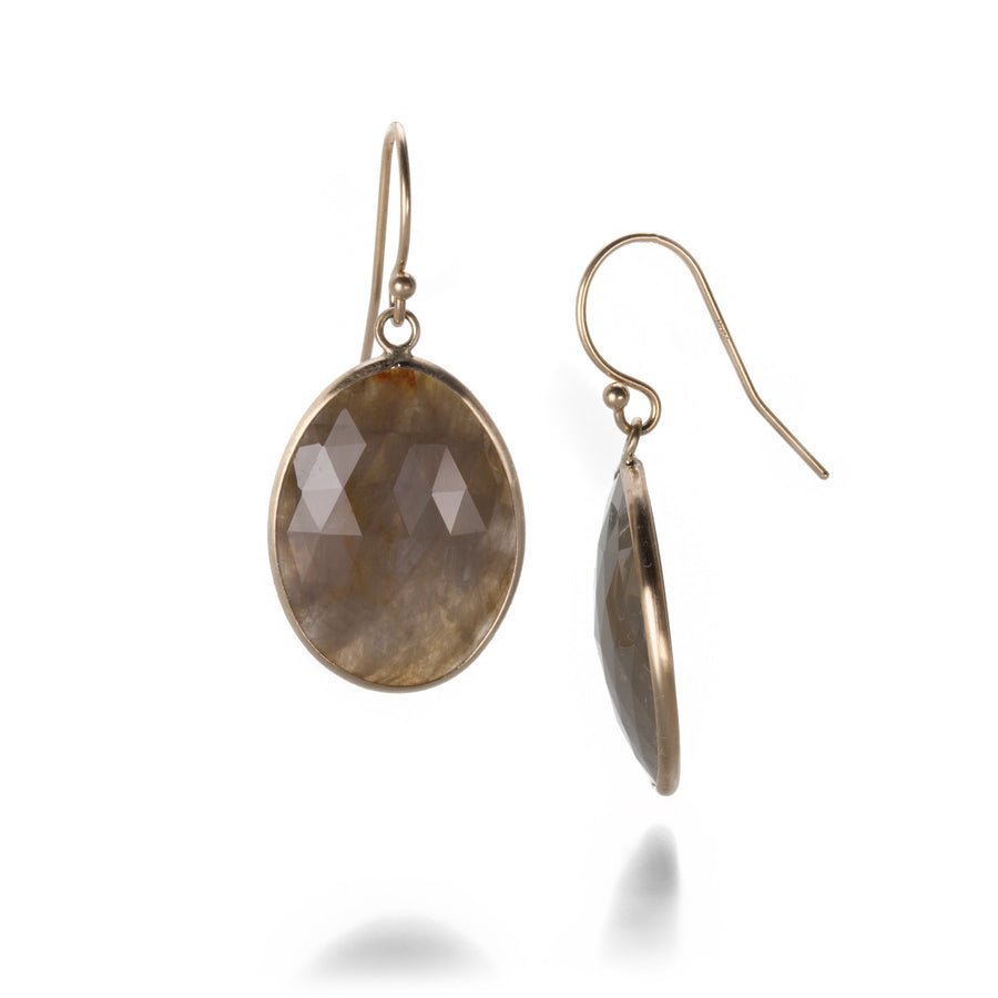 Margaret Solow Gray Sapphire Earrings | Quadrum Gallery