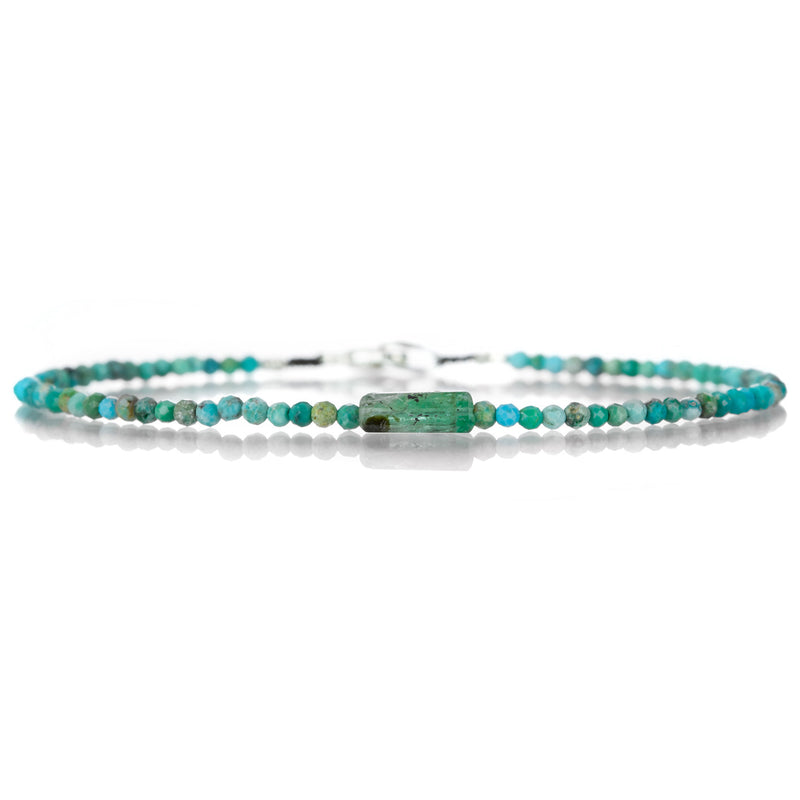 Margaret Solow Turquoise and Emerald Beaded Bracelet | Quadrum Gallery